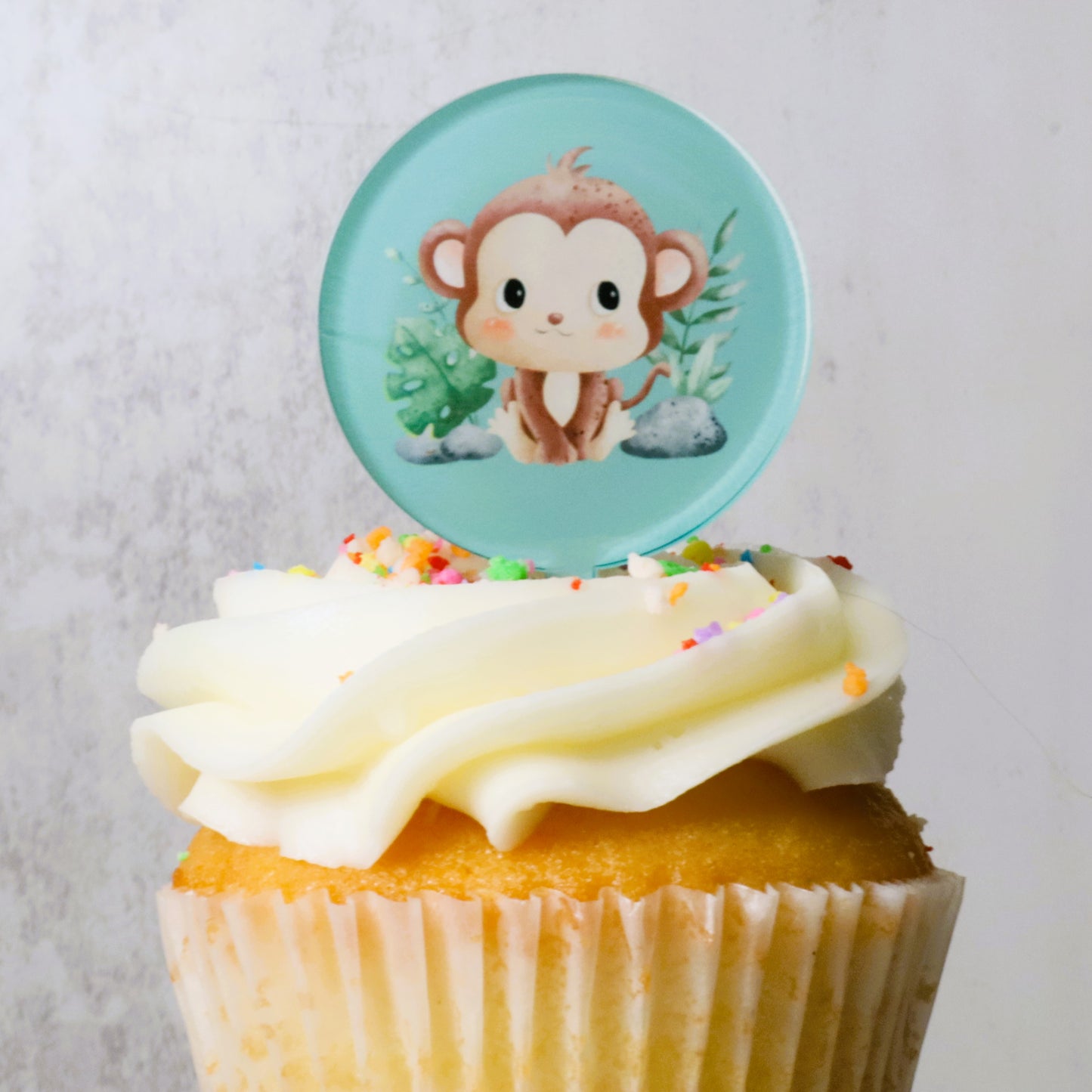 9 Wilde One Safari Acrylic Cupcake Topper