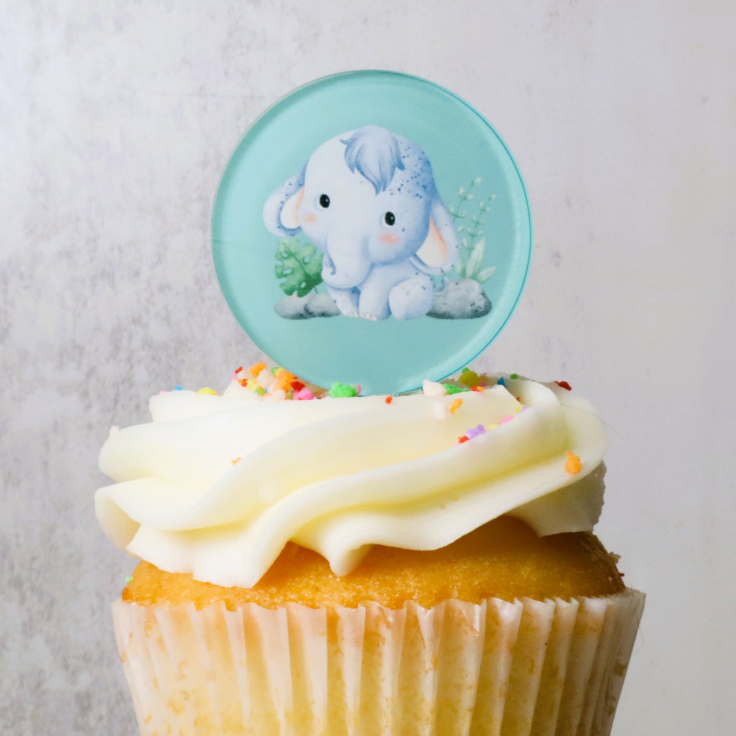 9 Wilde One Safari Acrylic Cupcake Topper