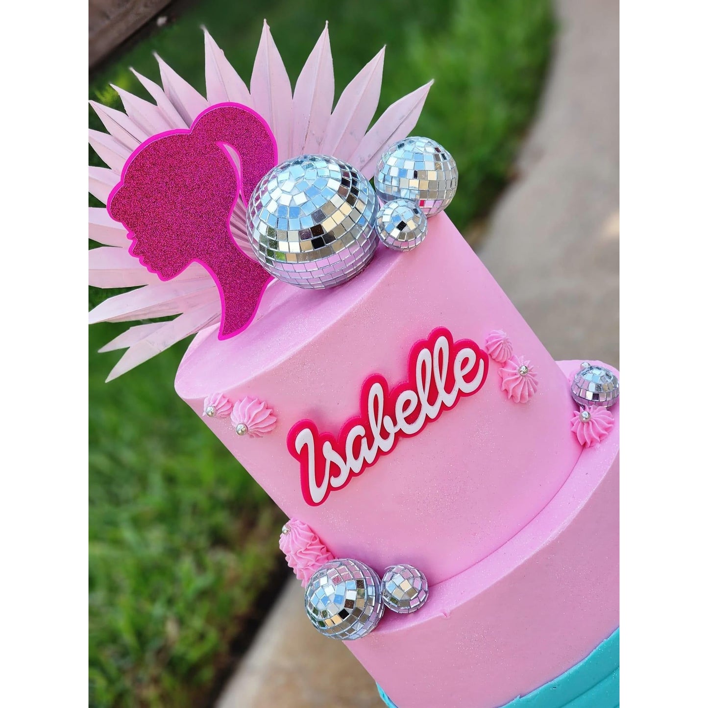 Custom Cake topper Charm Doll Inspired