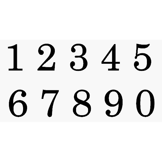 Elegant Number Cake Charm