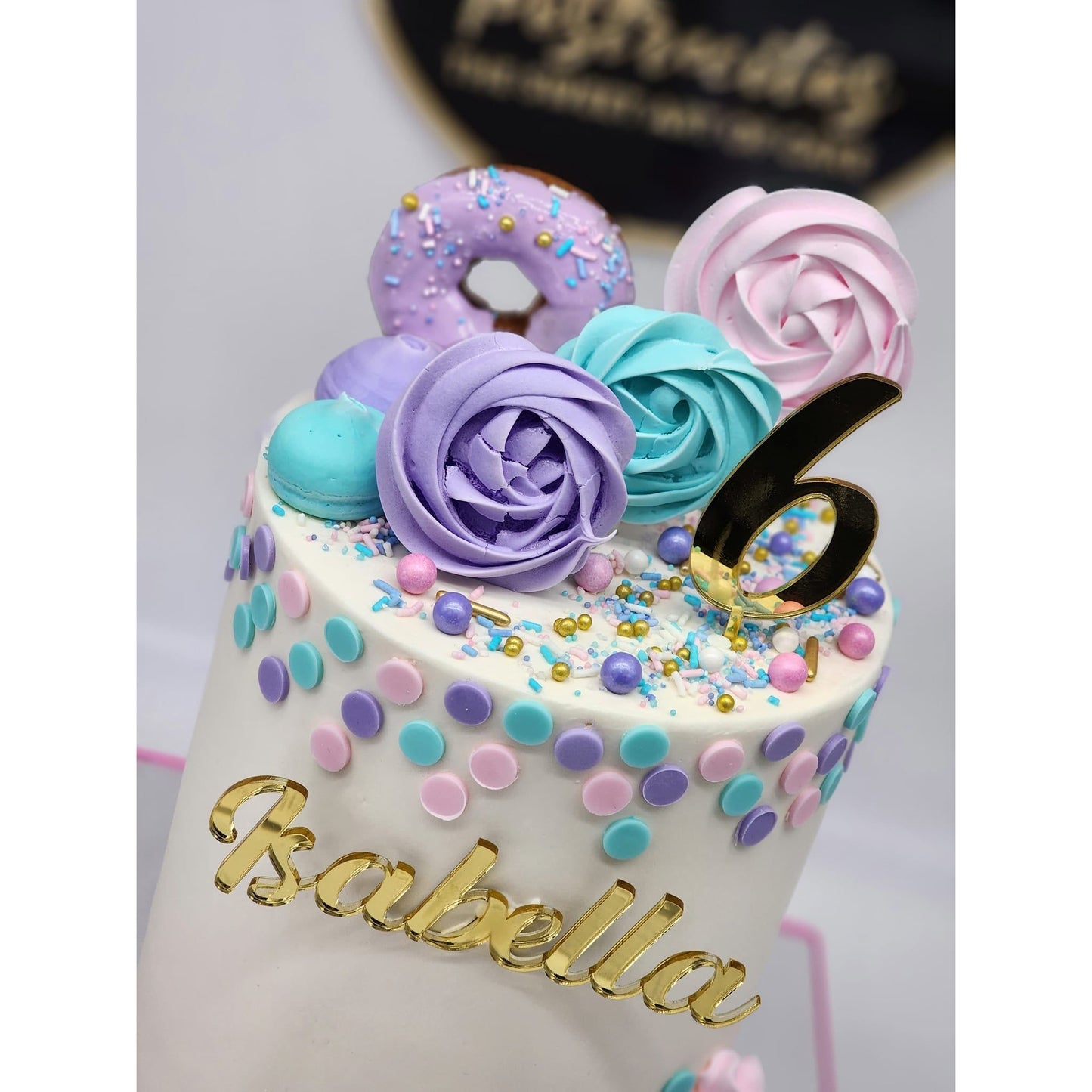 Custom Cake topper Charm