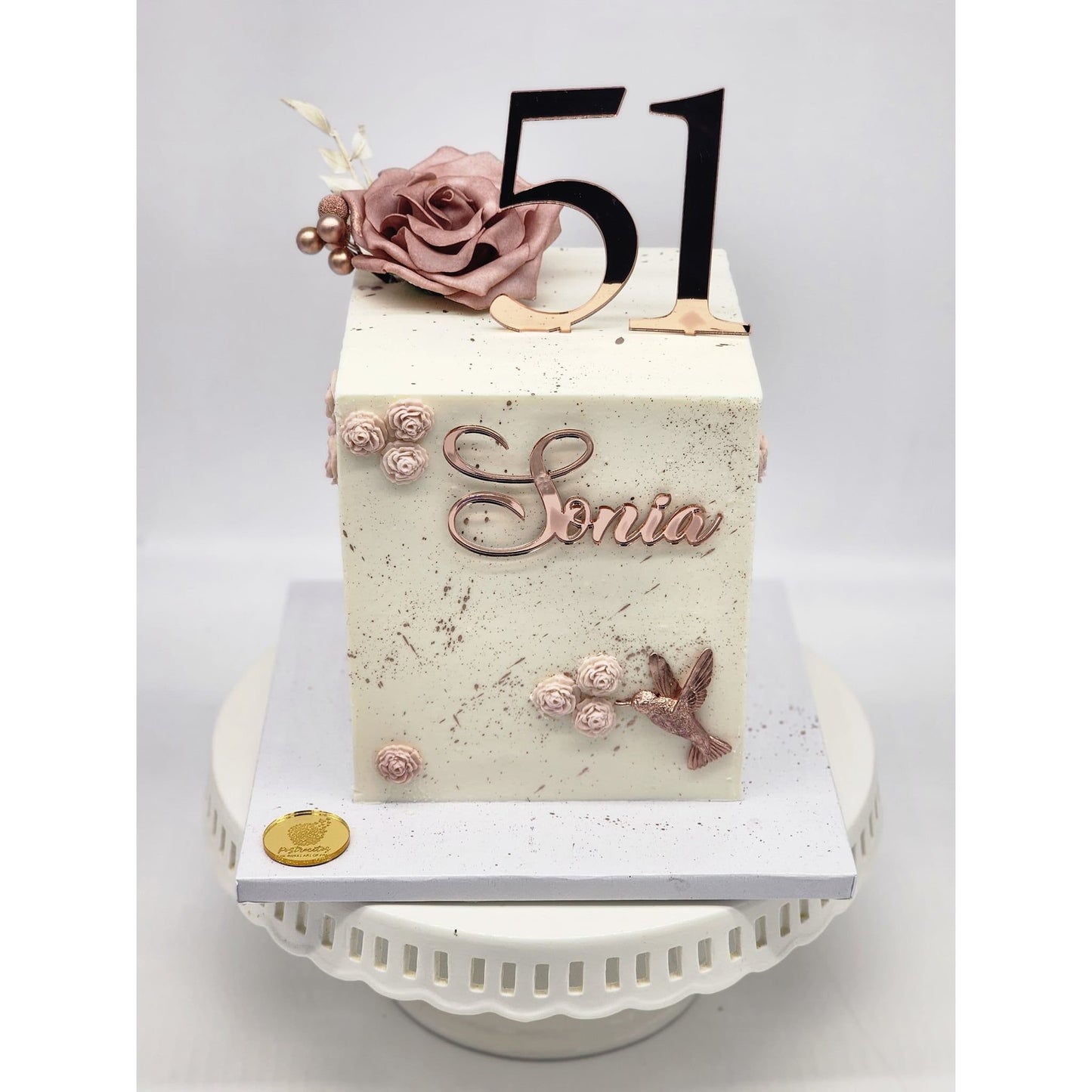 Custom Cake topper Charm