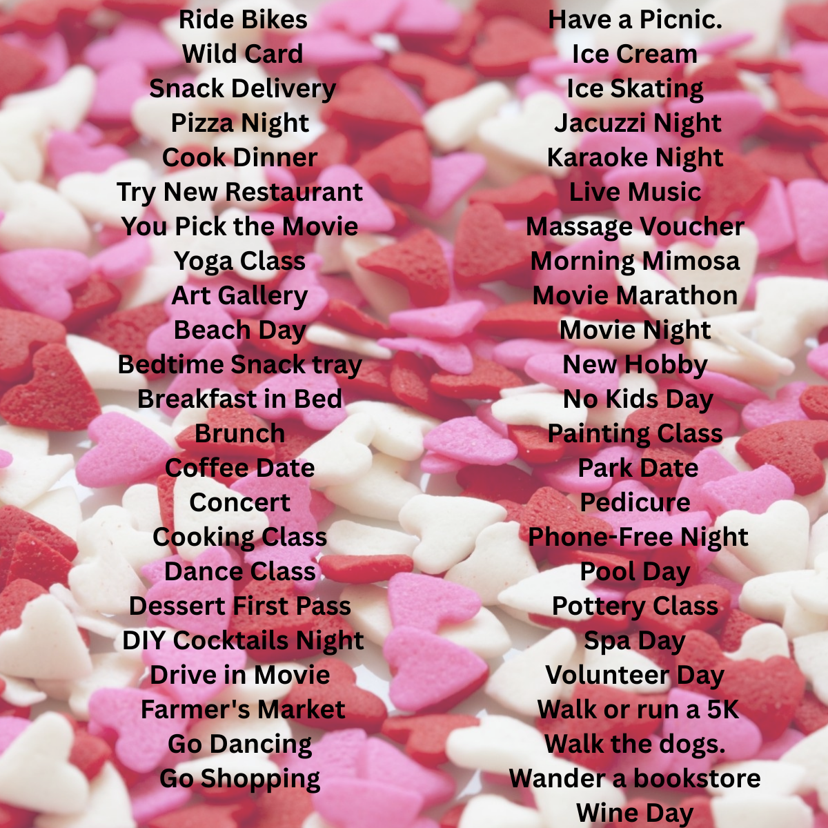 52 Weeks of Love – Two-Tone Acrylic Heart Token Jar