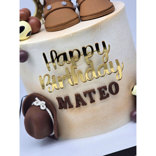 Happy Birthday Cake Charm