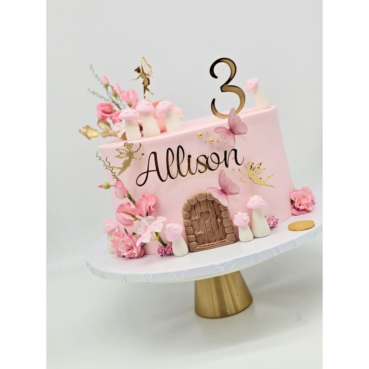 Modern Number Cake Charm