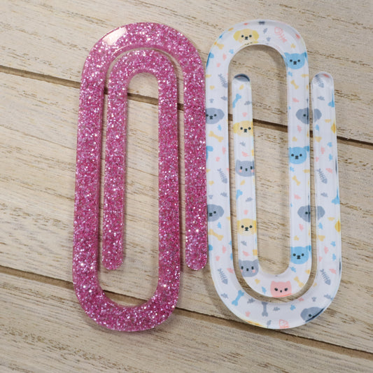 Jumbo Paperclip Bookmarks