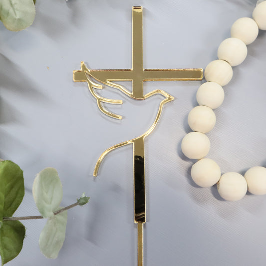 Cross Elegant with Dove