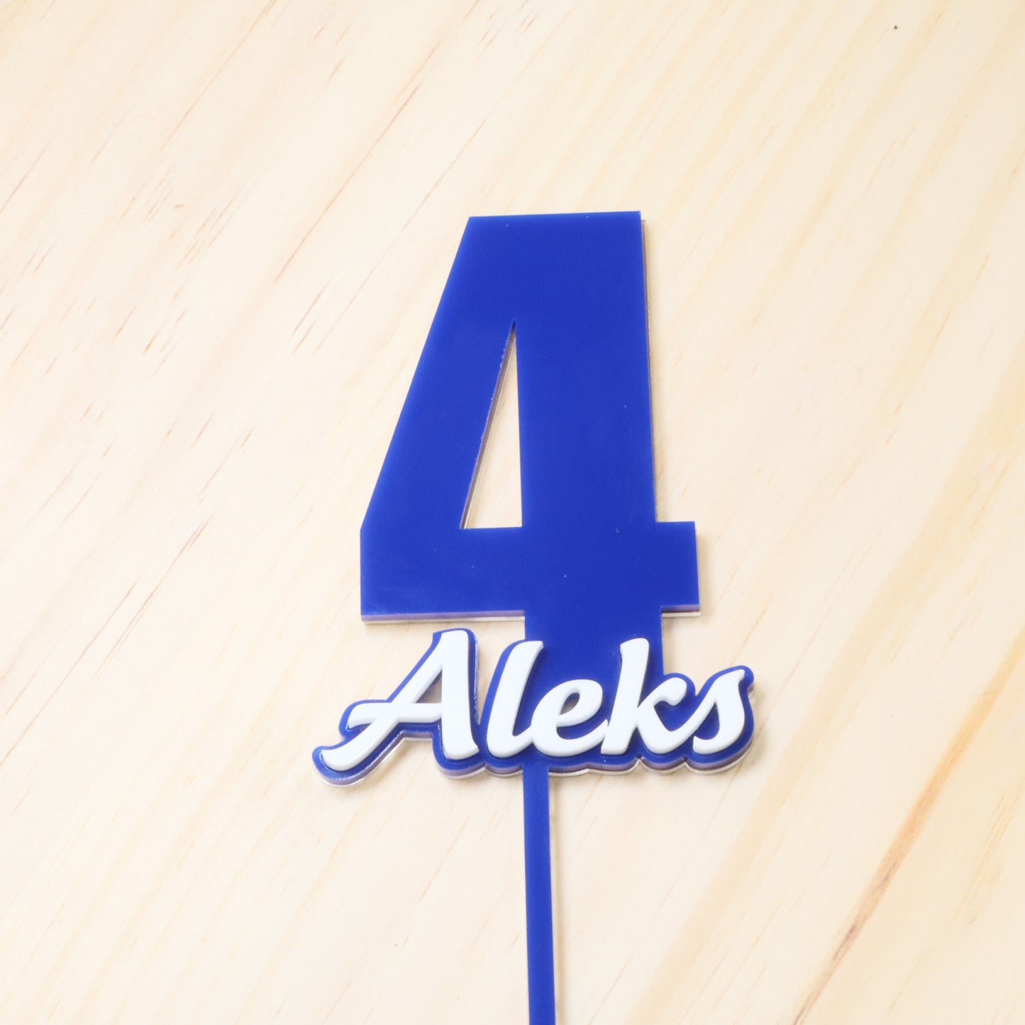 Custom Cake Topper. Personalized and Number