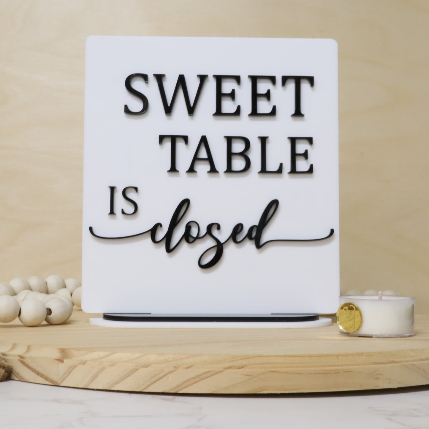 Dessert /Sweet Table Acrylic Sign