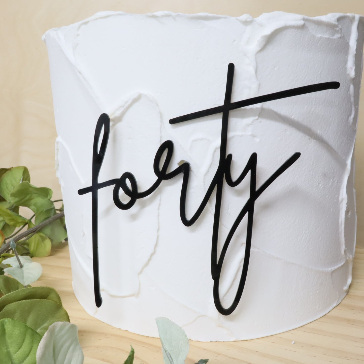 Forty  (Cake Charm )