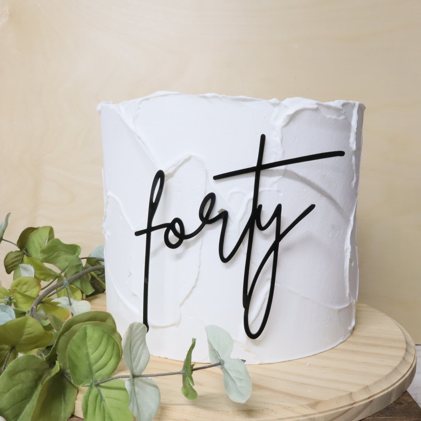 Forty  (Cake Charm )