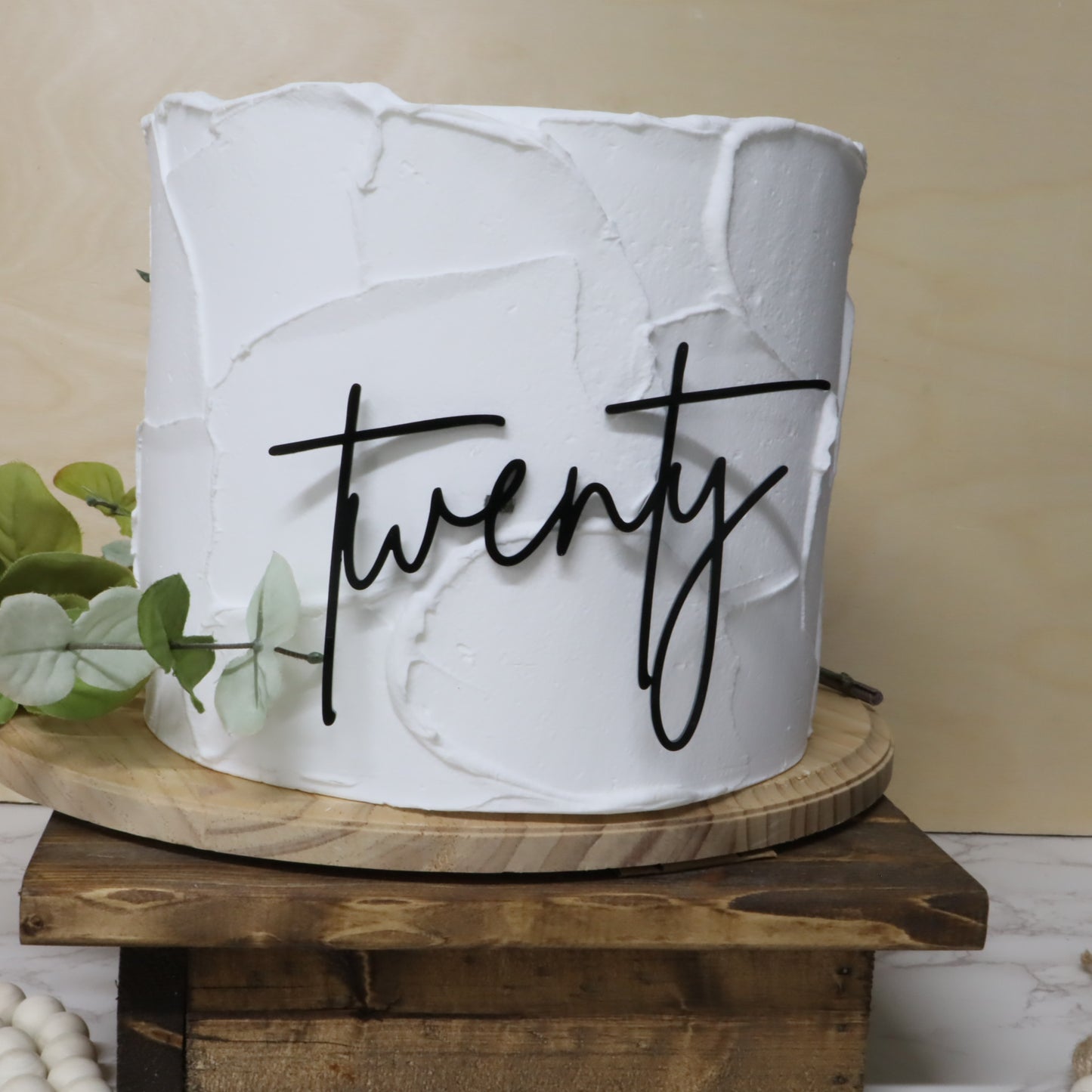 Twenty (Cake Charm )