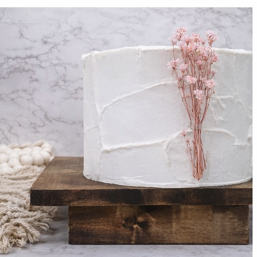 Mini Clear Acrylic Cake Flower Clips | Acrylic Floral Holder | Cake Decoration Clip | Dried Flower Cake Topper Support