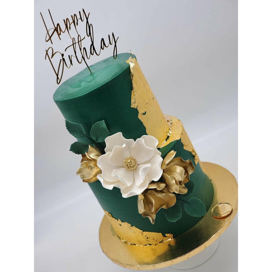 Happy Birthday (Cake Topper) (A)